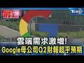 雲端需求激增! Google母公司Q2財報超乎預期｜TVBS新聞