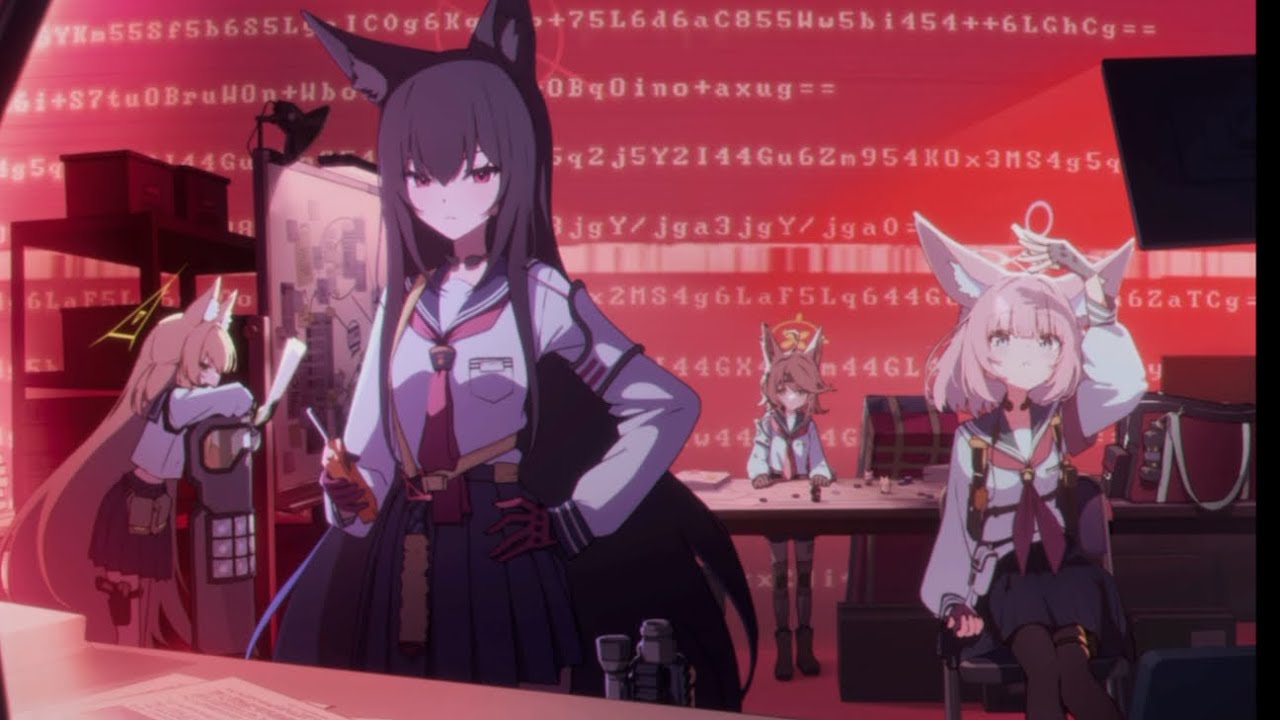 ニコが歌うFOX小隊イベントEDムービー「KAGEROU」【ブルアカ】 - YouTube