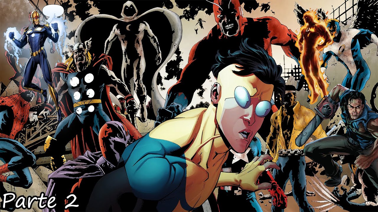 ¿Qué hubiera pasado si Invencible caía en Marvel Zombies? Cap 2