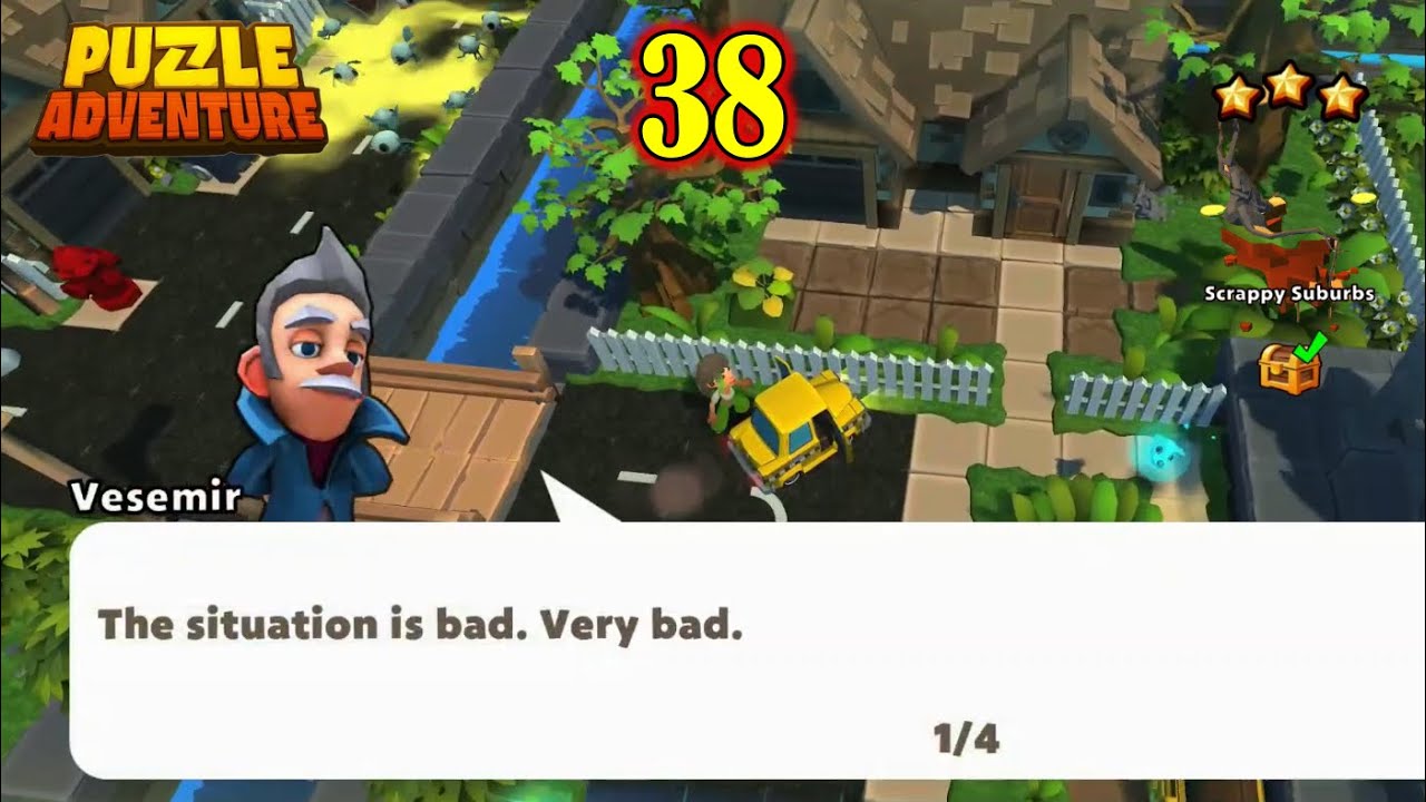 Puzzle Adventure Part 38 Scrappy Suburbs Gameplay Walkthrough YouTube