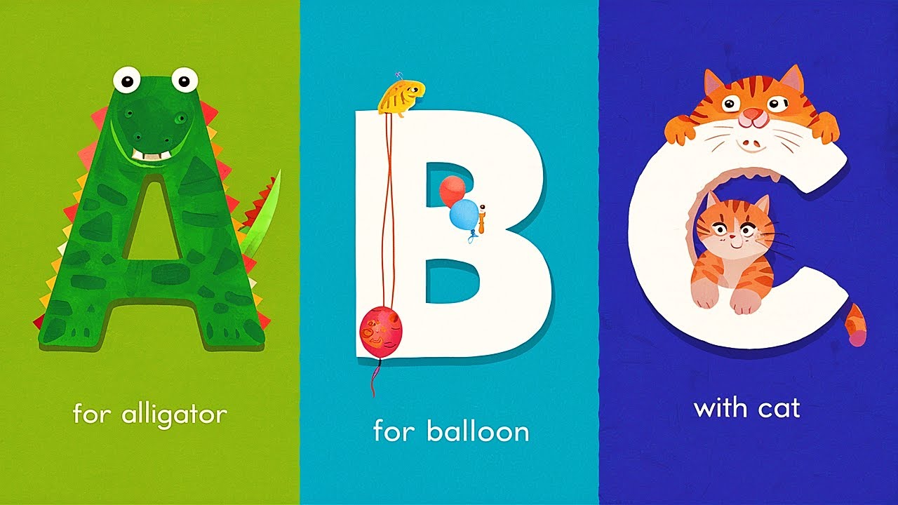 A for Alligator, B for Balloon, C for Cat | Fun Alphabet Learning for ...