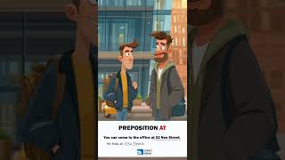 Preposition "At": Specific Point or Exact Location | #english #education #shorts