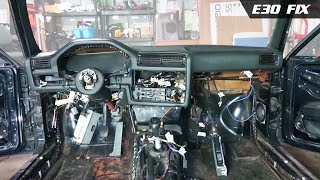 E30 Fix 9 | Steering Wheel, Dashboard Removal