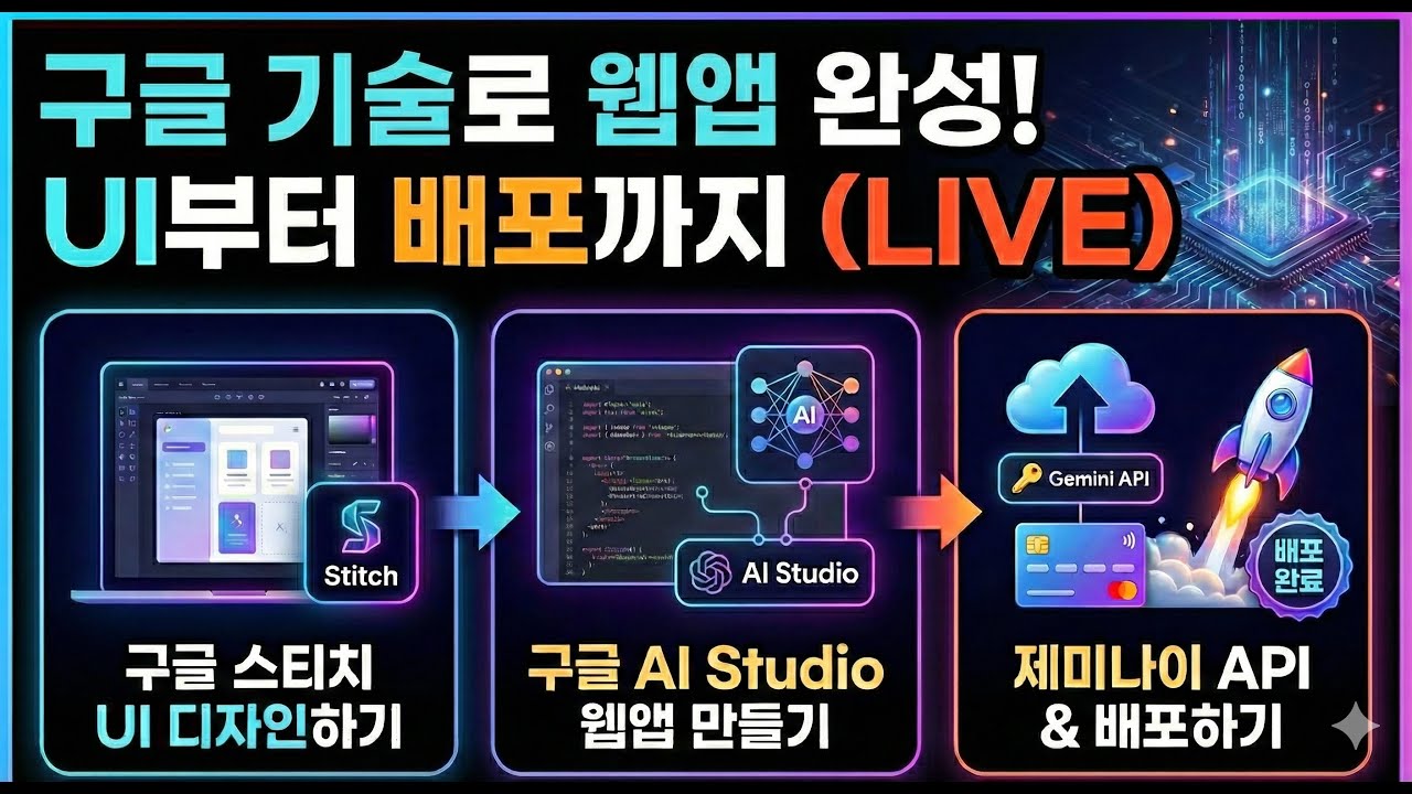 유튜브 라이브 - 구글 AI Studio 완전 정복