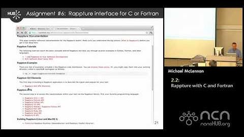 Rappture Bootcamp 2.2: Rappture with C and Fortran