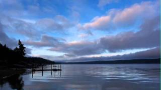 Hood Canal Morning Clouds Time Lapse