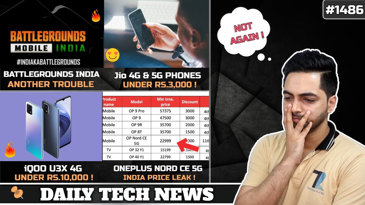Battlegrounds Mobile India Ban?,Jio 5G Phone,Nord CE Price Leak,iQOO U3x Under 10k India,Twitter Ban