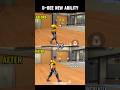 D Bee CHARACTER NEW ABILITY Freefireshorts 