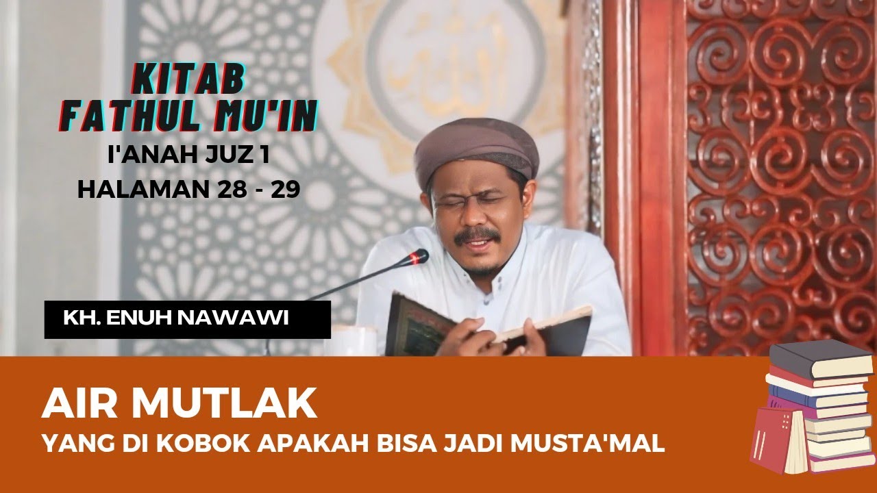 Air yang dikobok apakah bisa musta'mal ?? || Fathul Mu'in