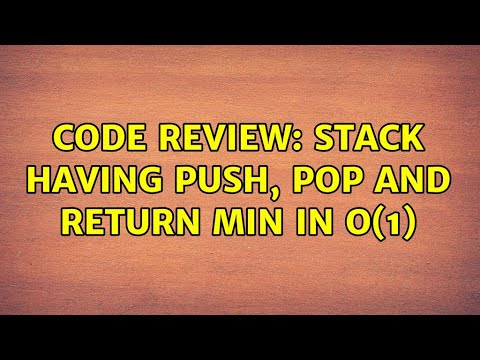 Code Review: Stack