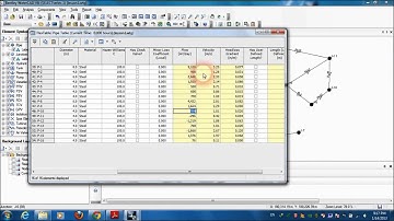 Learn WaterCAD V8i lesson 1   Part 3   Water Distribution Network