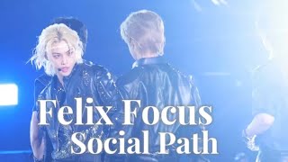 231209 Felix Fancam | Stray Kids Social Path (feat. LiSA) | Music Bank Japan