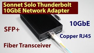 Sonnet  Solo Thunderbolt 10GbE Network Adapter