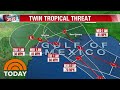 2 Tropical Storms Take Aim At Gulf Coast | TODAY