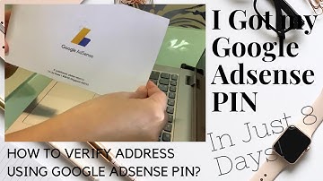 Finally Got My Google Adsense PIN in Just 8 Days | How to Verify Address Using Google Adsense PIN