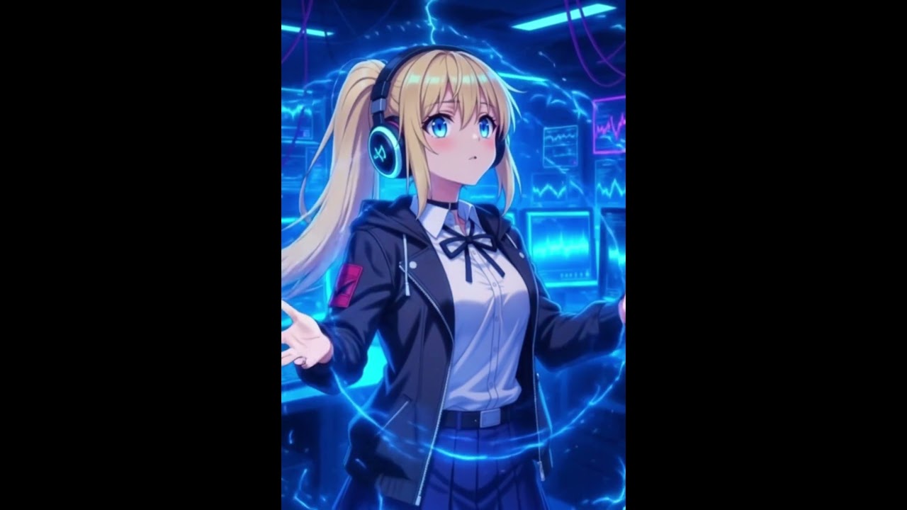 “Magic Academy: Electric Rhythm | Lightning Power Aesthetic Short” 