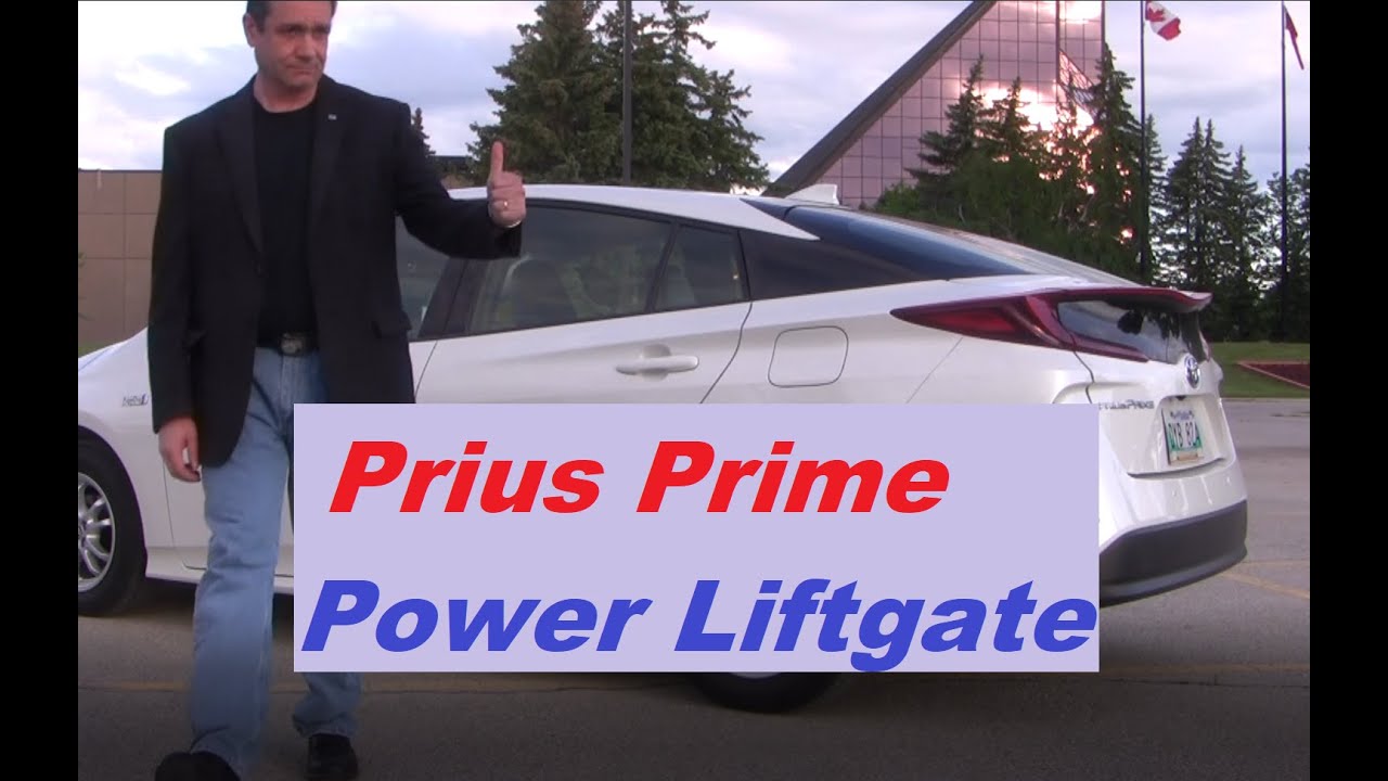 Toyota Prius Prime Power Liftgate Demonstration