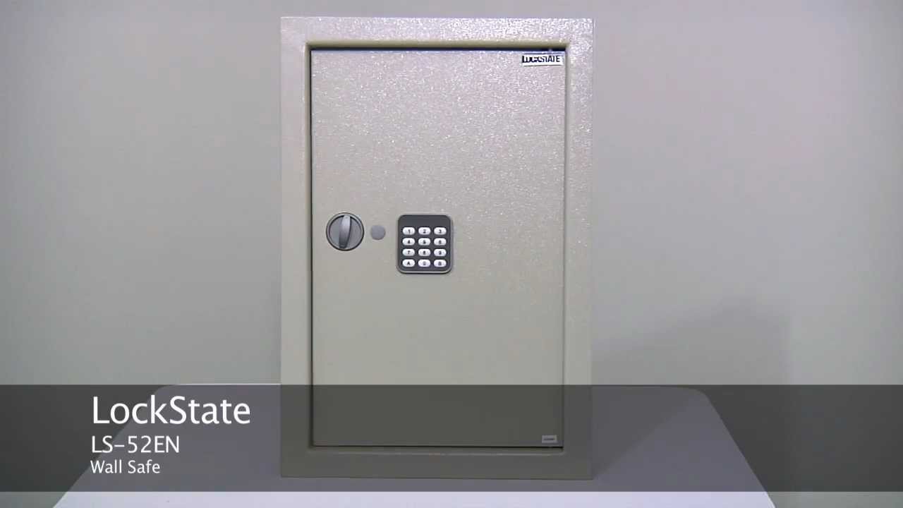 LockState LS52EN Electronic Wall Safe YouTube