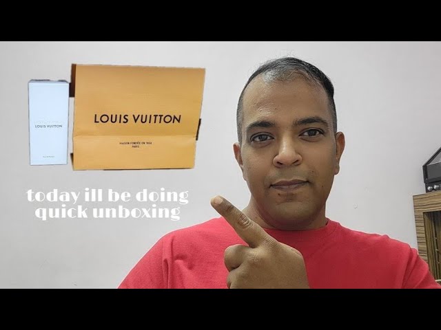 Louis Vuitton Les Sables Roses fragrance unboxing 