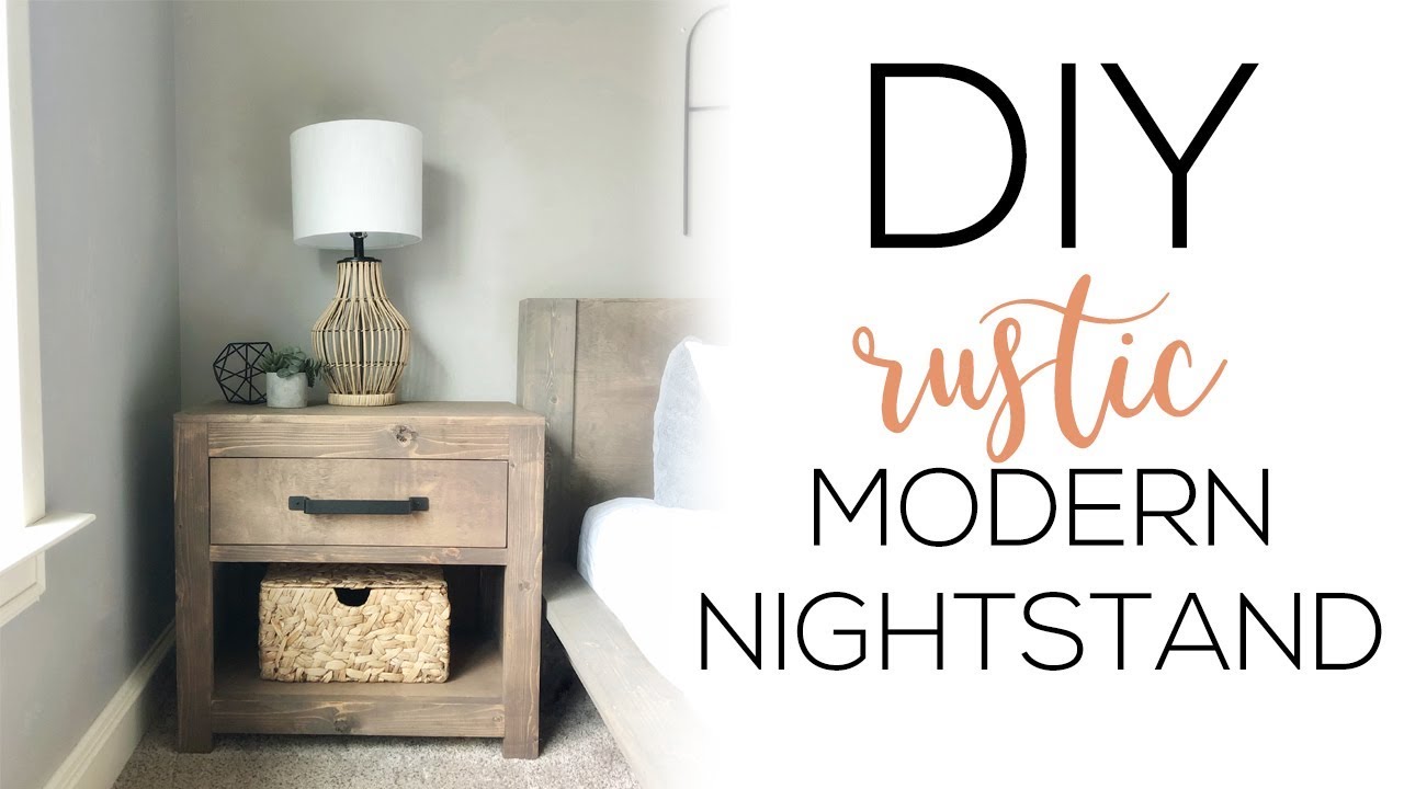 DIY Nightstand Ideas You Can Build