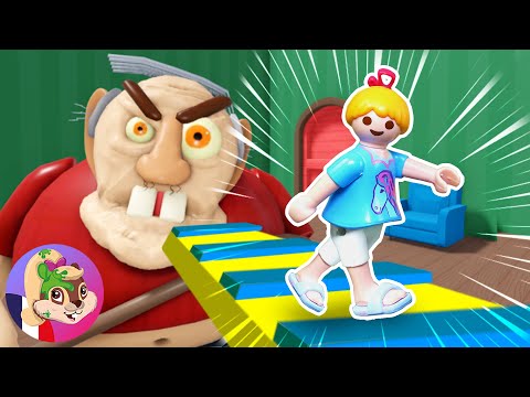 OPA EST MAL!😠 Hannah va-t-elle s'échapper?😱 Obby (Roblox) | Famille Playmobil oiseau