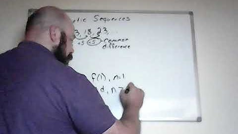 Arithmetic Sequences and the Recursive Formula