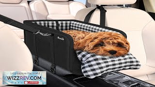 SlowTon Console Dog Car Seat Portable Dogs Armrest Booster Seat