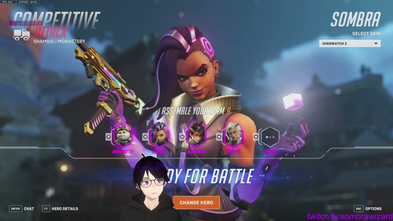 SombraWizard SOMBRA OVERWATCH 2 SEASON 10 GAMEPLAY