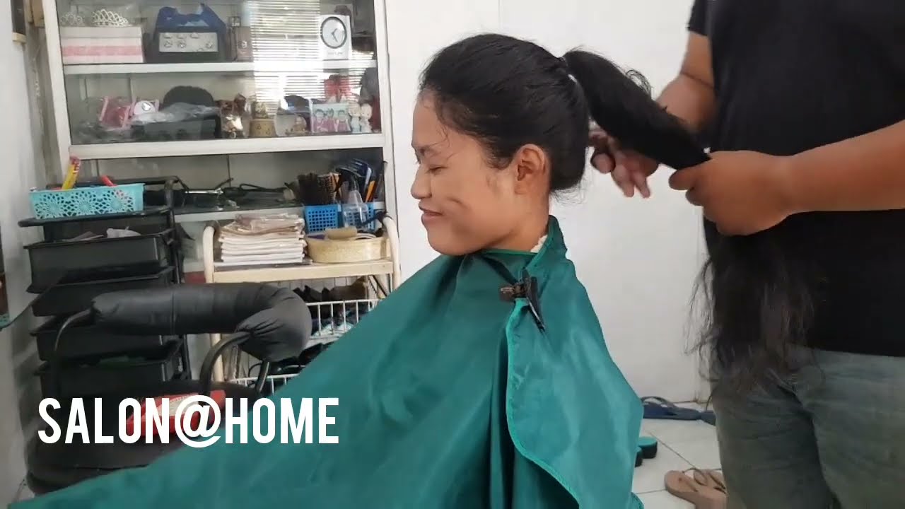 CEWEK HIJABERS MAU DIGUNDULIN DI SALON? ( Beautiful Girl Headshave at Salon ) - PART 1