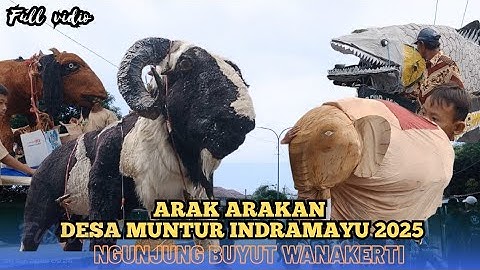 Full arak arakan desa Muntur Losarang ( buyut wanakerti ) Indramayu 