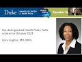 Health policy talks achieving health equity through health care transformation