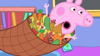 Peppa Pig Learns About Thanksgiving 🐷  We Love Peppa Pig