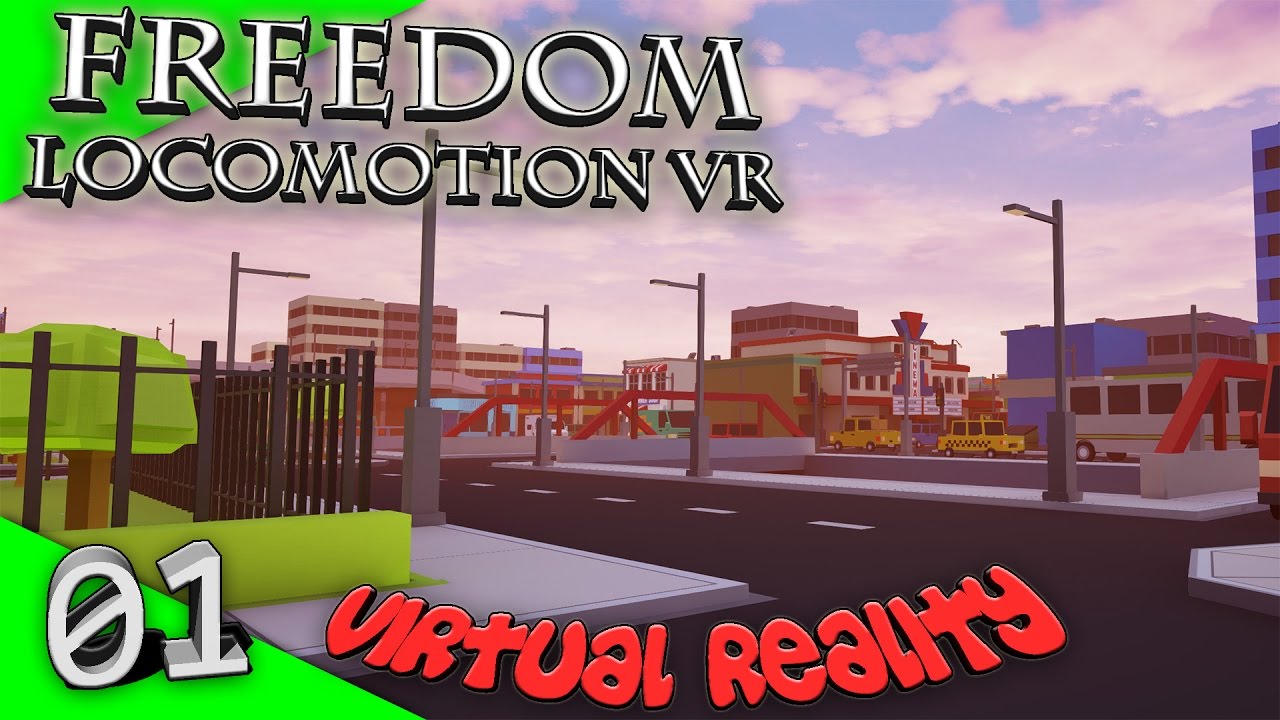 Freedom Locomotion VR - Joggen in VR [Let's Play][Gameplay][German][HTC Vive][Virtual Reality]