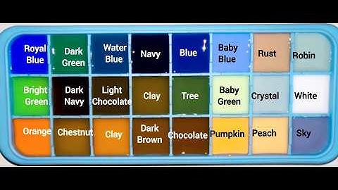 Making 21 colors from just 3 primary colors #colormixing #art #asmr 