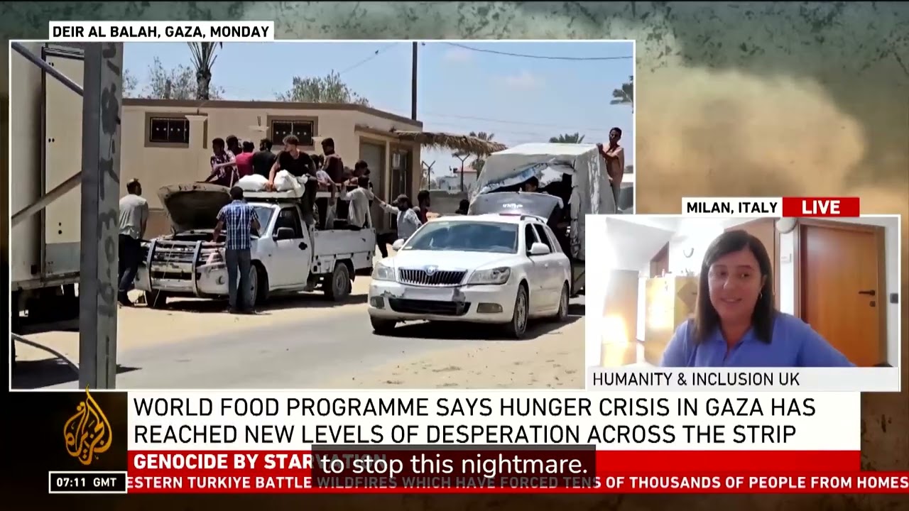 Mara Bernasconi, Regional Communications and Advocacy Manager, talks to Al Jazeera about Gaza