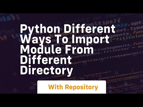 python different ways to import module from different directory