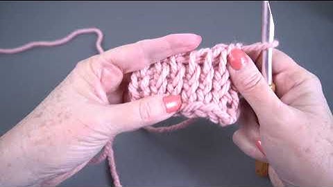 Learn How to Crochet the Tunisian Twisted Knit Stitch
