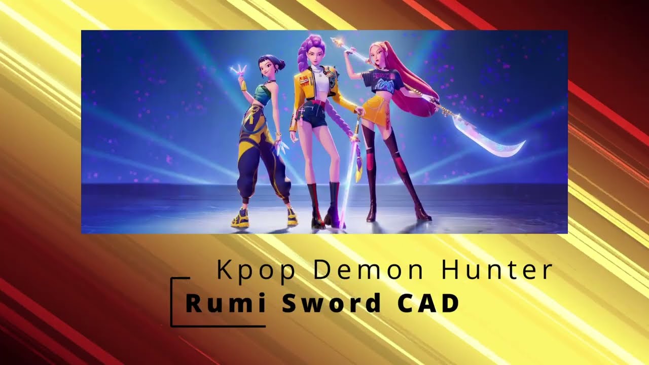 STL Dynamic -  Rumi Sword CAD Design