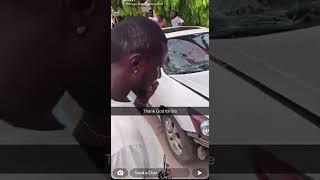 Tizzy T escape death 2nd time as he crashes his car in nigeria