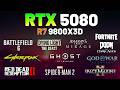RTX 5080 + RYZEN 7 9800X3D - Test in 10+ Games