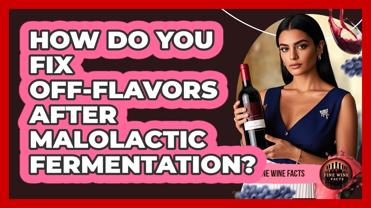 How Do You Fix Off-flavors After Malolactic Fermentation? - Fine Wine Facts