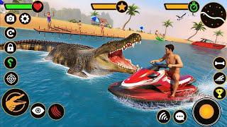 Animal Games : Angry alligator attack sim 3D | Wild Animal Rampage Unleashed! screenshot 4