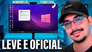 O Windows 10 que a Microsoft ESCONDEU de você! 🤫 (Super Leve)