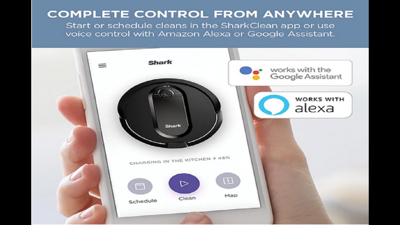 Shark IQ Robot Vacuum AV1002AE features. Advanced Navigation ! WiFi