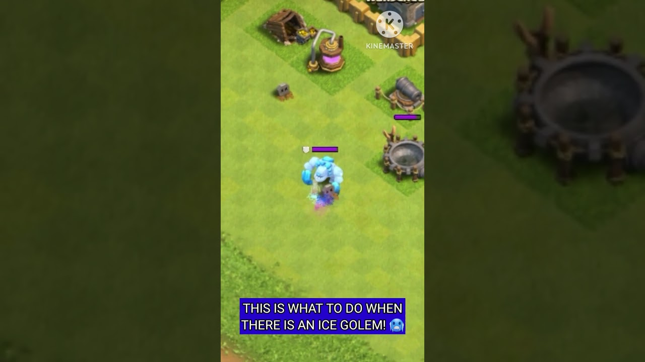 THIS IS WHAT TO DO WHEN THERE IS AN ICE GOLEM! 🥶