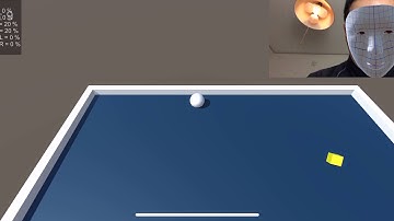 Playing Roll-a-ball with iPhone X ARKit Face Tracking