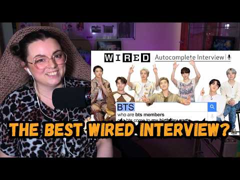 FIRST TIME watching the 2021 BTS WIRED AUTOCOMPLETE INTERVIEW!