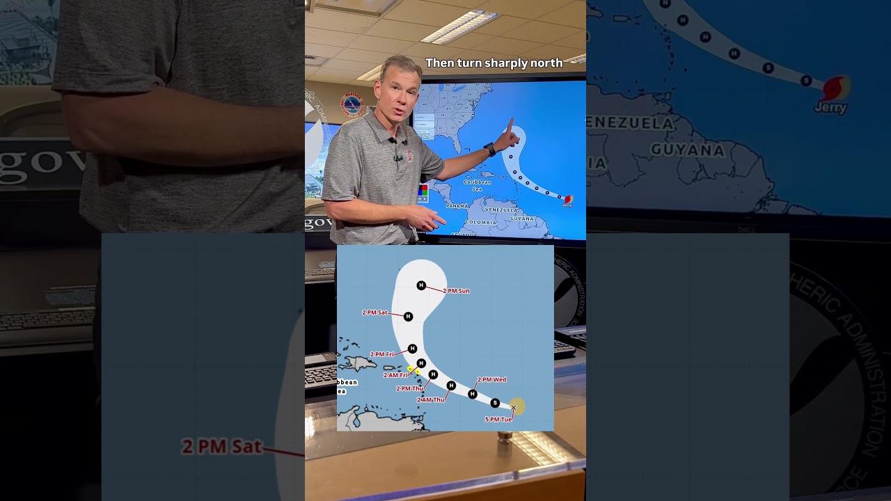 NHC Update on Tropical Storm Jerry (Tuesday, October 7th, 2025)