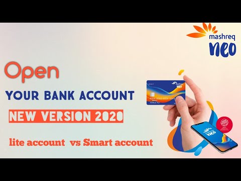 Mashreq Neo online open lite account & Smart account | New version 2020 (part 1)
