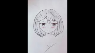 رسم انمي سهل/تعلم رسم فتاه انمي بطريقه سهله واحترافيه#drawing #تعلم_الرسم #تعليم